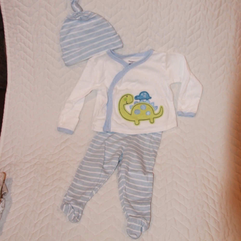 (3)pc. Baby Boy Outfit 0-3mos Gerber